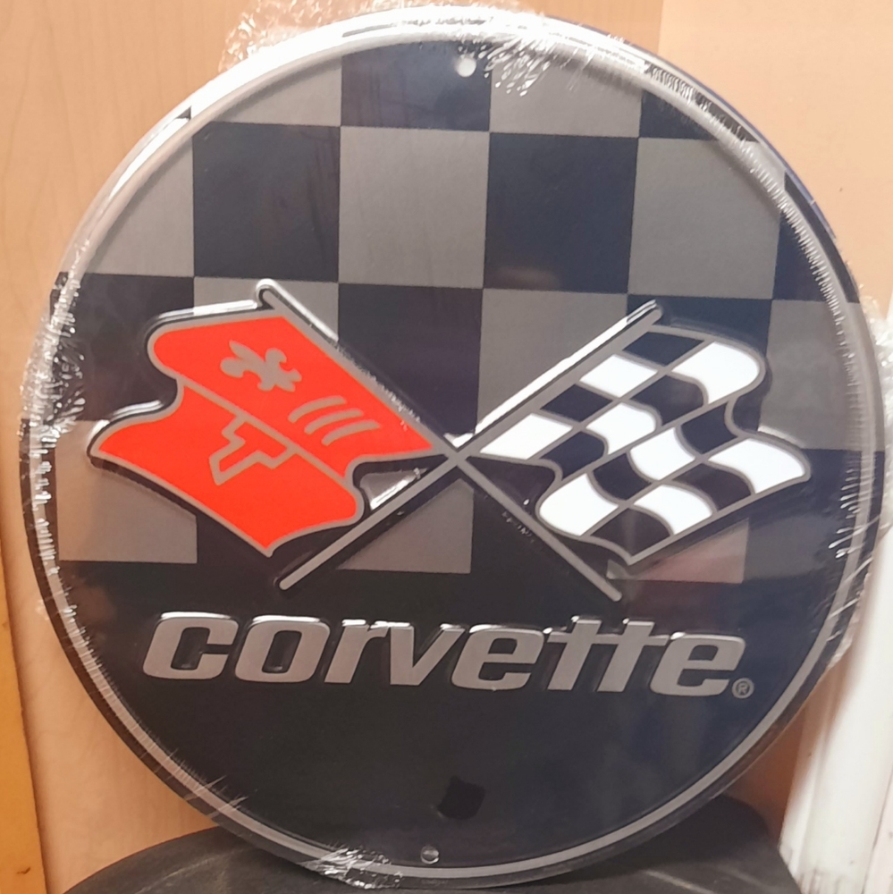 Chevrolet Corvette Metal Sign
